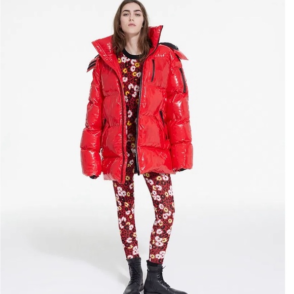 Red Puffer Jacket - Picture 3 of 9